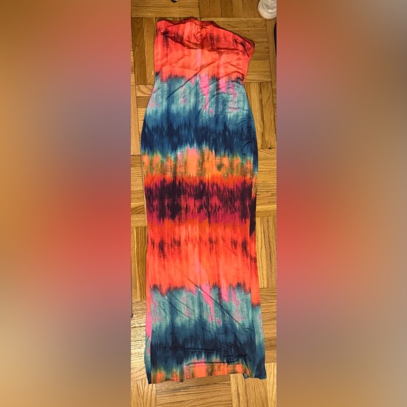 Vibrant Tie-Dye Maxi Dress - Picture 1 of 1